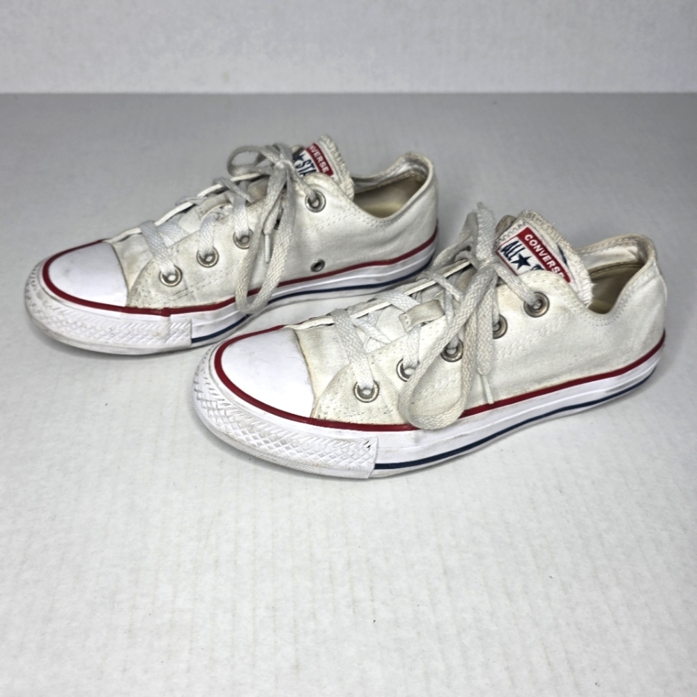 CONVERSE All Star White, Low-top Sneakers.  UNISEX